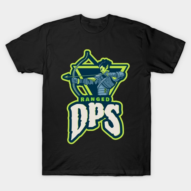 Ranged DPS T-Shirt by Malficious Designs